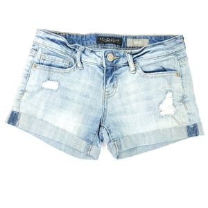 Aeropostale Distressed Jean Shorts Size 0